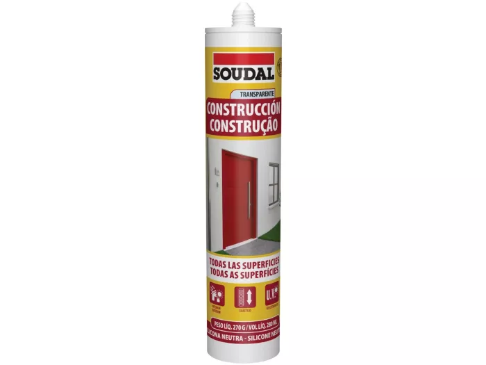 Silicona Neutra Construcción Transparente 280ml