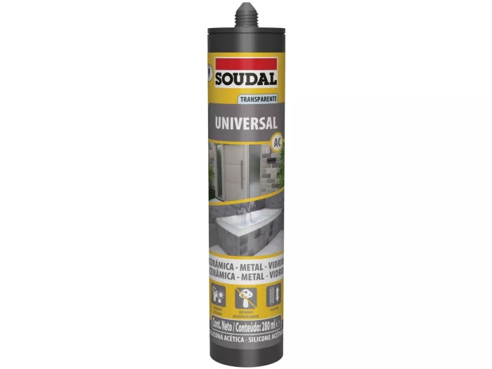 Silicona Universal AC Transparente 280ml