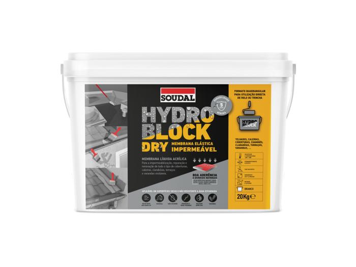 Product shot Hydro Block Dry Gris 20kg