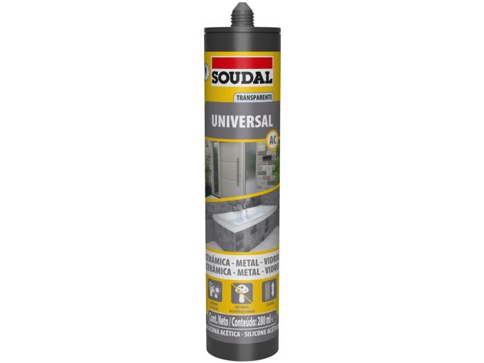 Product shot Silicona Universal AC Transparente 280ml